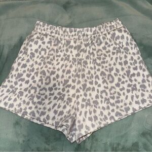 Victoria's Secret Gray and White Athletic Shorts